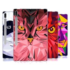 HEAD CASE DESIGNS GEOMETRIC ANIMALS SOFT GEL CASE FOR SAMSUNG TABLETS 1