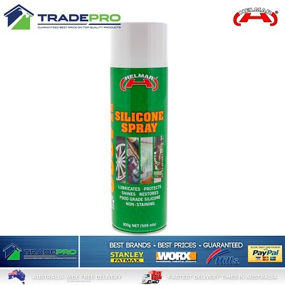 Silicone Spray Helmar 300g Lubricant Treadmill Marine Anti Squeak Friction  Oil | eBay