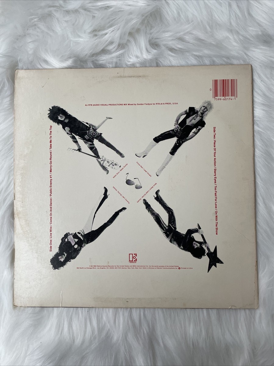 Motley Crue - Too Fast For Love First LP Early Sterling Pressing