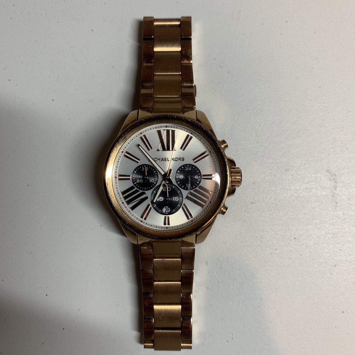 Michael Kors MK-5712 Gold Bradshaw Chronograph Women's Watch