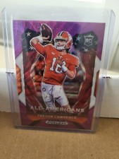 Trevor Lawrence 2021 Panini Prizm Draft Football Purple Parallel All-American RC