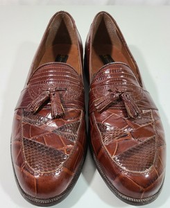 stacy adams snakeskin dress shoes