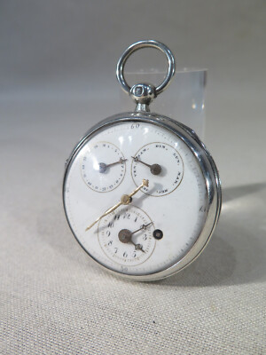 Ancienne Montre Gousset à Coq Avec émail Par Leton. France