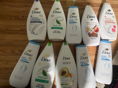 Dove Body Wash, 450 ml 10 Pack