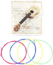 Ukulele Strings 4Pcs/Set Colorful Nylon Strings Part Accessory for Ukulele