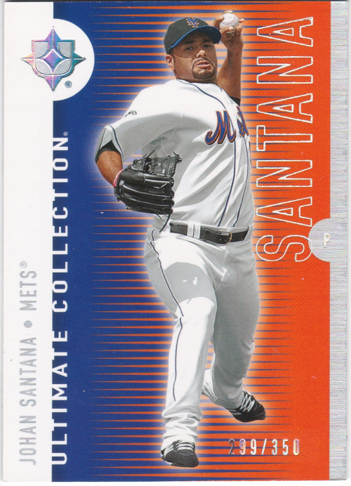 2008 Ultimate Collection Johan Santana NM Card #350  