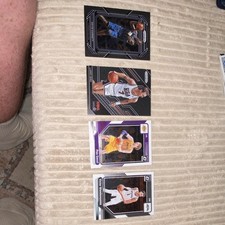 Panini NBA 2023-24 Trading Card Lot 4 Cards Prizm/Optic Wembanyama Bird