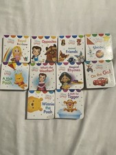 Disney Baby Pooh Tigger McQueen Princess Mini Board Books Lot of 10