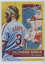 2022 Panini Donruss Diamond Kings Yellow Bryce Harper #17 1nc4