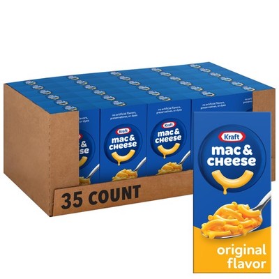 Original Mac & Cheese Dinner, 35 Pack, 7.25 oz Boxes