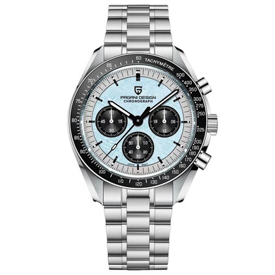 PAGANI DESIGNV4 Moonwatch Chronograph Saphirglas 100M Luxus Herrenuhr Edelstahl