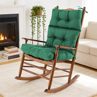 Rocking Chair Cushion, Waterproof and Fade-Resistant Adirondack Rocker Cushions,