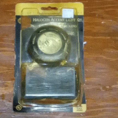 Hampton Bay 120V Halogen Accent Black 153 270 Open Box