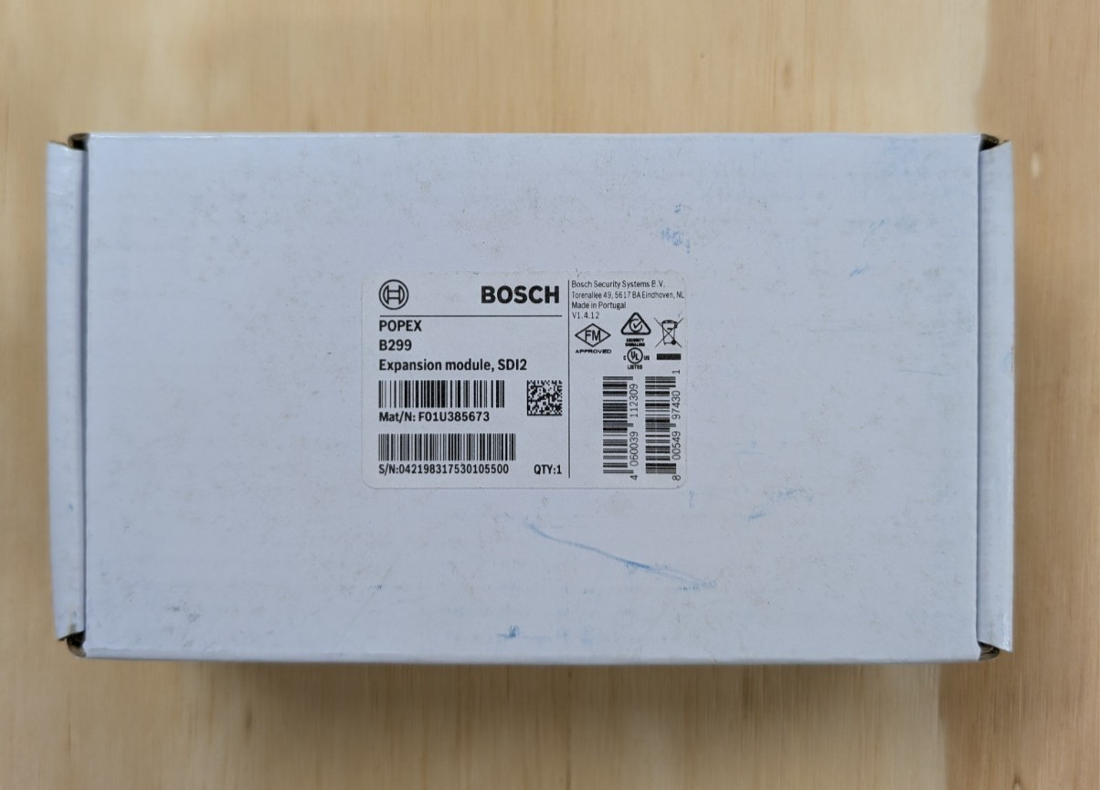 Bosch B299 SDI2 Popex Expansion Module New OPEN BOX