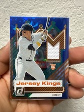 2025 Panini Donruss - Jersey Kings Jace Jung #JK-JJ Blue Ice (MEM, RC)