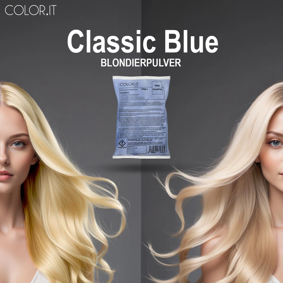 COLOR.IT Blondierpulver - Premium-Haaraufheller (2er Pack) 500g - Bild 2 von 3