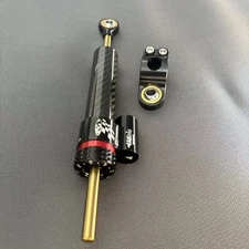 Motorcycle Universal Steering Damper Stabilizer 10in For Yamaha Honda Kawasaki 