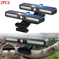 2pks 36LED Solar Power Wall Light PIR Motion Sensor Outdoor Garden Security Lamp
