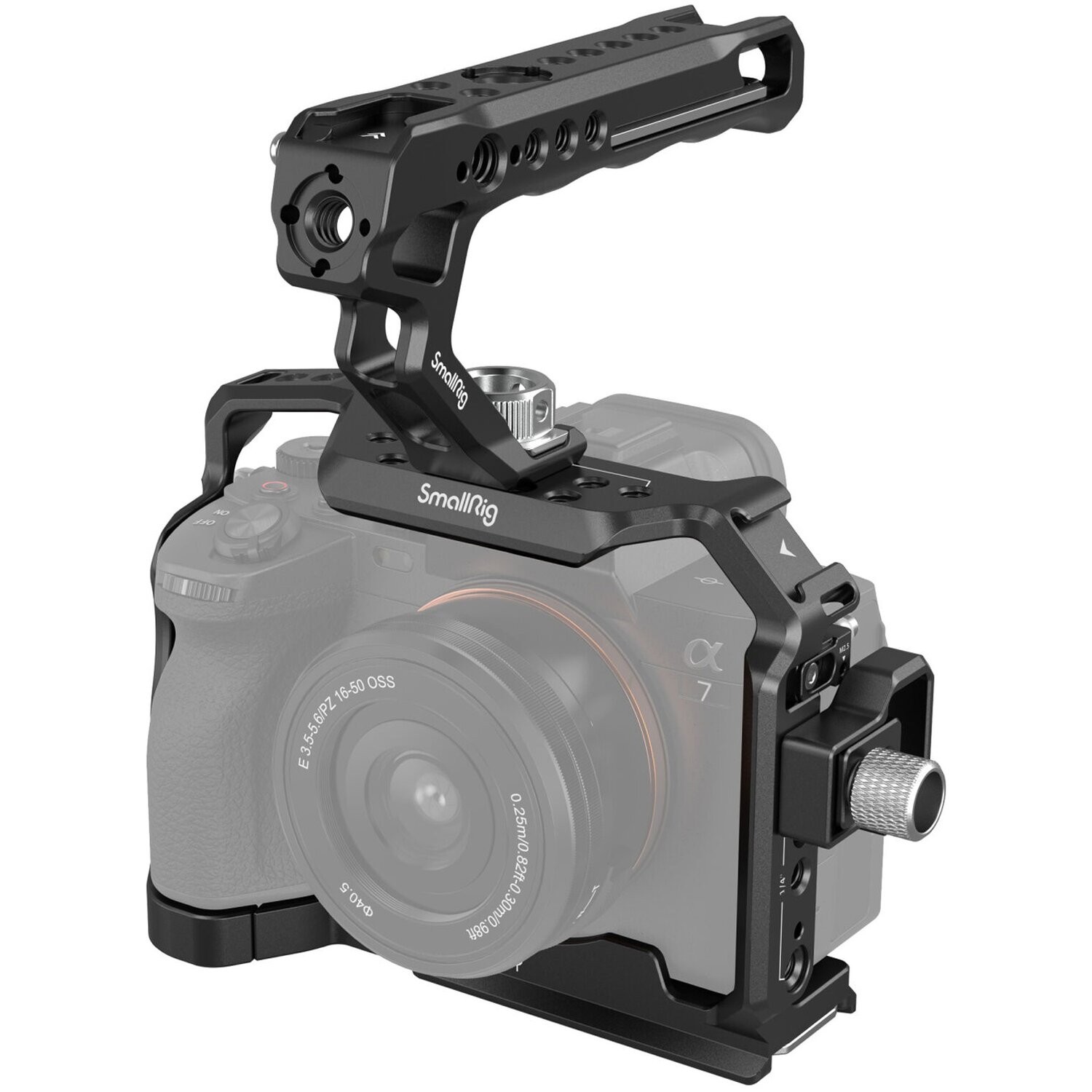 SmallRig Gabbia Kit per Sony A7 IV / A7S III - Supporto in Alluminio Nero