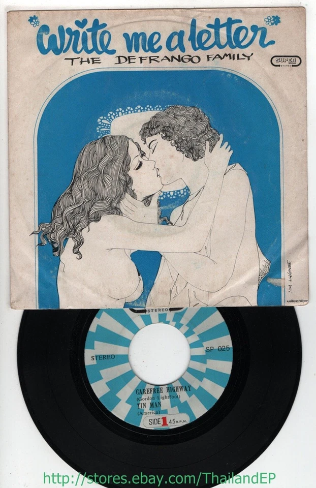 GORDON LIGHFOOT /AMERICA /(BUT THE RADIO ROLLER ME)(REUNION) / THAI EP 7" - Image 2 of 3