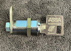 NEW! ASSA Desmo High Security Lock & Key. From POM closed Parking Meter Factory. — photo 1