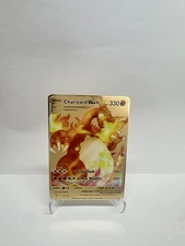Charizard VMAX HP330 Metal POKEMON collectible Card Gift Display！