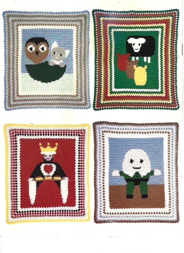 Story Book Afghans and Toys To Crochet Val Love Patterns Book Vintage US - Image 2 of 2