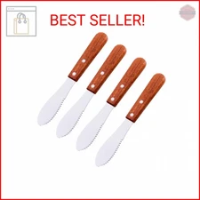 Super Z Outlet 8" Stainless Steel Straight Edge Butter Cheese Cream Sandwich Con