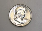 1954-S 50C FRANKLIN SILVER HALF DOLLAR GEM BU