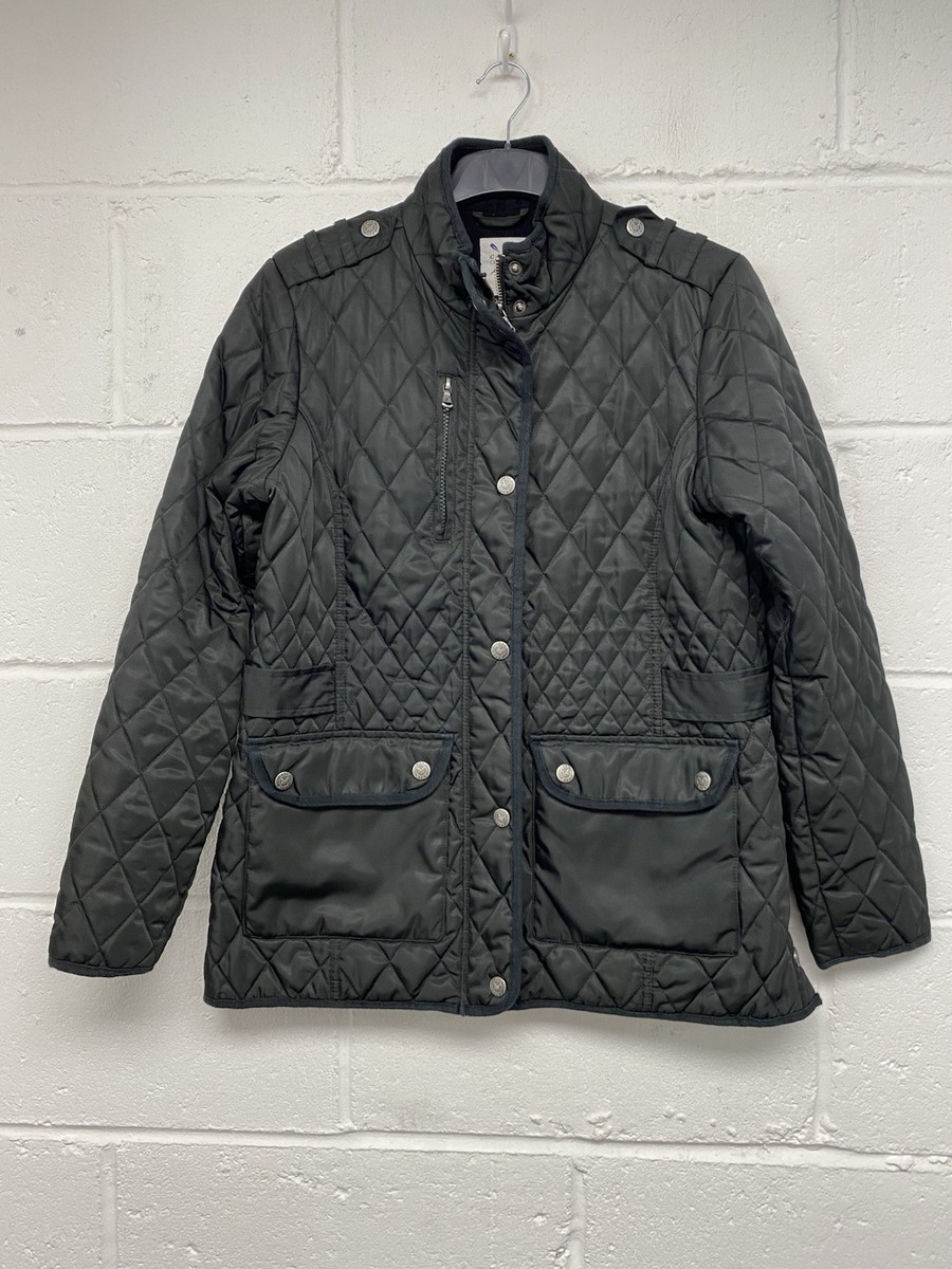 Crew Clothing Company Black Diamond Quilted Tailored Fit Jacket