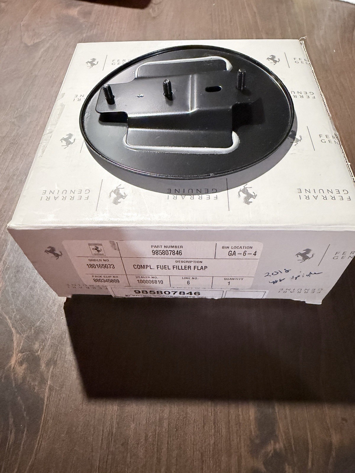 Genuine Ferrari 488 GTB SPIDER Gas Fuel Door