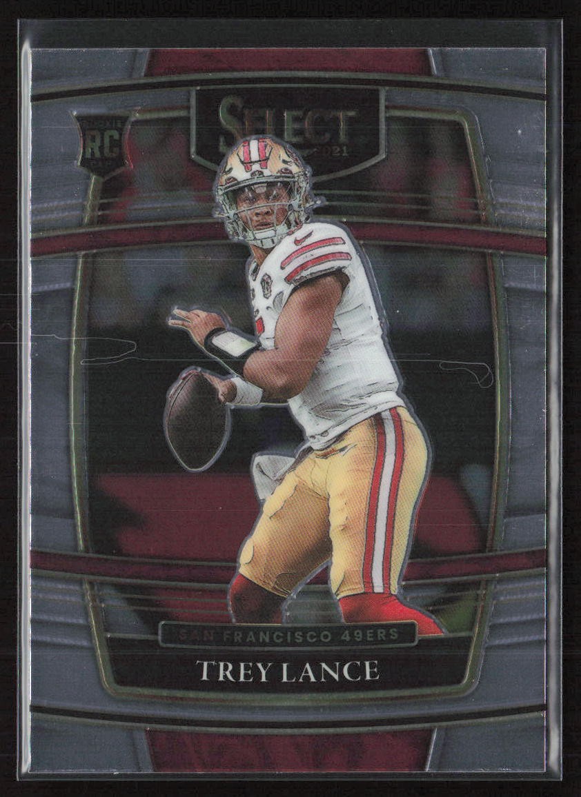 2021 Panini Select Trey Lance #45 Rookie San Francisco 49ers