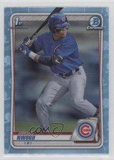2020 Bowman Draft Chrome Sky Blue Refractor Jordan Nwogu #BD-110 0us8