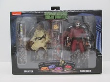 NECA Teenage Mutant Ninja Turtles TMNT SPLINTER and SHREDDER 2-Pack Figures