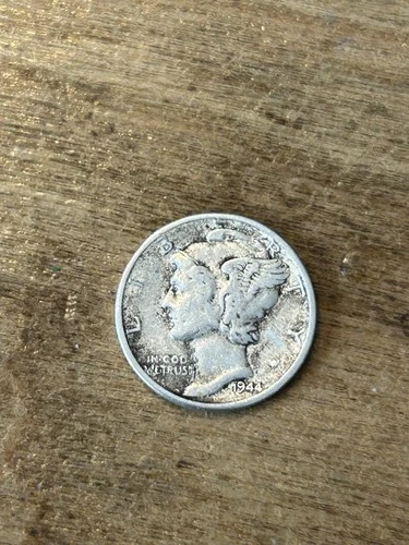 1944S Mercury Dime VF
