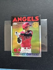 2021 Topps Chrome Shohei Ohtani 35th Anniversary 1986 Topps #86BC-9