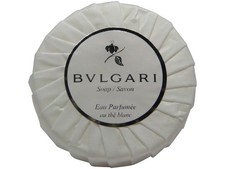 Bvlgari White Tea au the blanc lot of 4 ea 1.76oz bars of Soap Total of 7oz