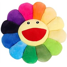 TEFU Flower Plush Pillow, Sunflower Pillow Soft  16.5in/42cm Colorful