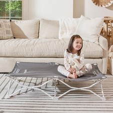 Toddler Cot Set set Gray Portable My Cot Sleeping Nursery wrap New