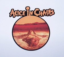 ALICE IN CHAINS Logo Die Cut Sticker Decal Official Heavy Metal Grunge Bands