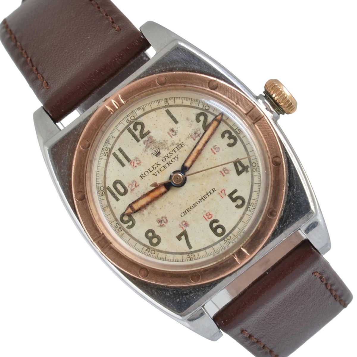 ROLEX Oyster Perpetual 3359 Viceroy cream dial 1944 | eBay