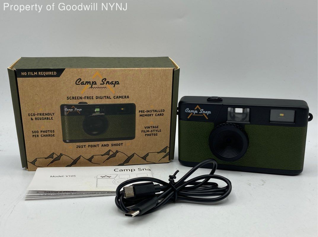 Camp Snap V105 Screen-Free Digital Camera Forest Green Tested