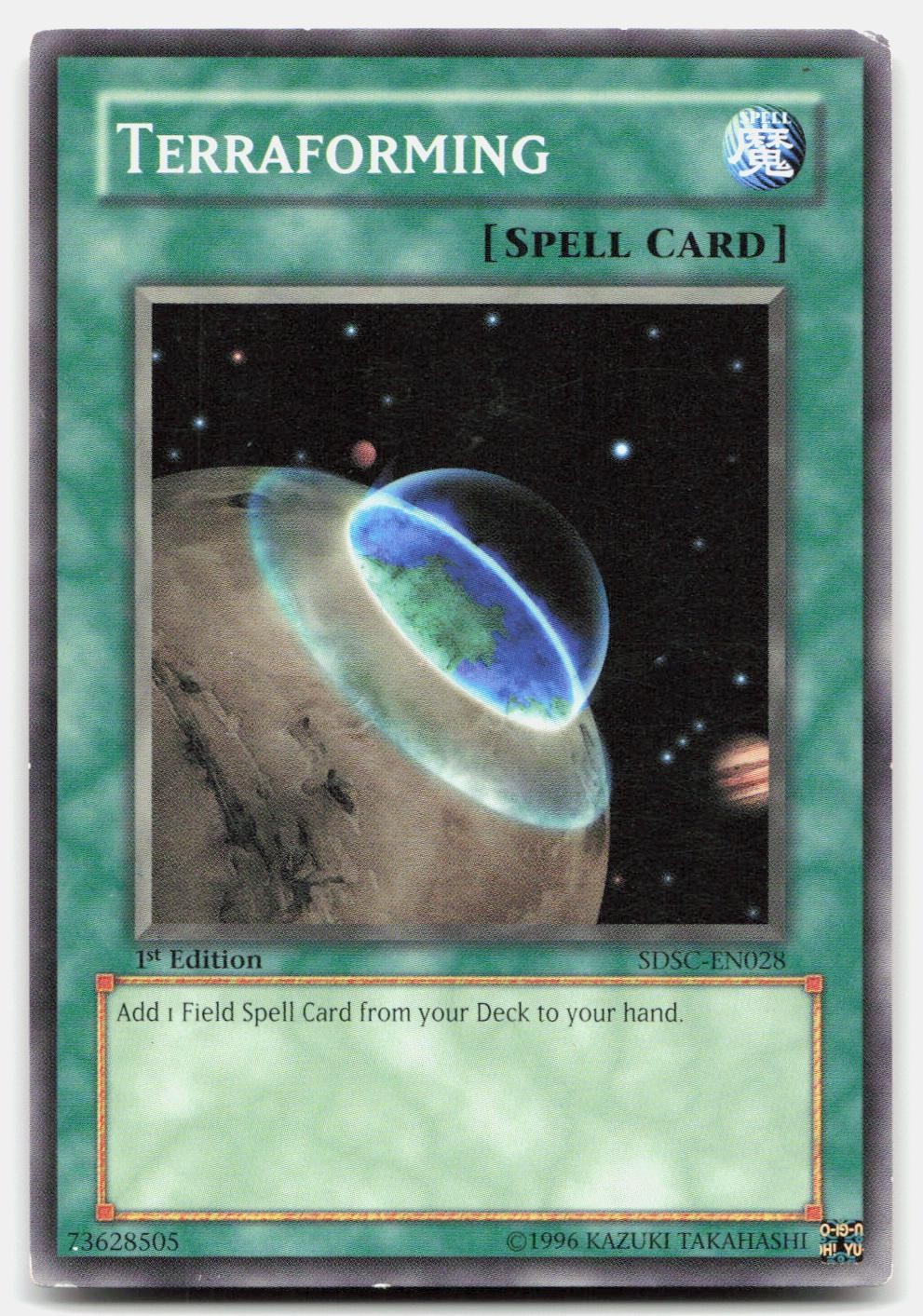Terraforming SDSC-EN028 SD: Spellcaster's Command Yu-Gi-Oh 1st Edition MP