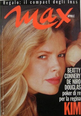 MAX 4 1992 Kim Basinger Claudia Koll Valeria Golino Wet Wet Hammer Kostabi
