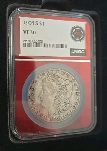 1904-S Morgan Dollar NGC VF30 KEY DATE $1 Mid Grade Coin