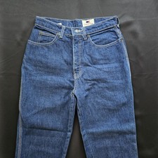 Vintage 80s Calvin Klein Women's 11 MOM Jeans Denim Blue Straight Leg High Waist