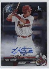 2017 Bowman Draft Chrome Draft Pick Auto Zach Kirtley #CDA-ZK Auto 14o6