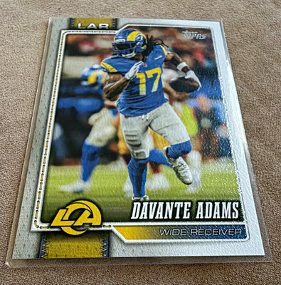 2026 Topps Flagship Davante Adams Rams Canvas 17 /50 #117 Number Match!