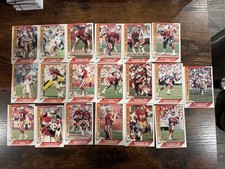 Lot Of 19 1991 Pacific Set San Francisco 49ers Joe Montana,Jerry Rice,Young Mint