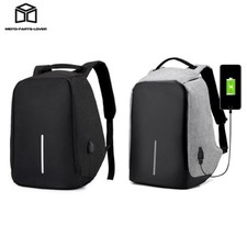 Business Laptop Backpack Travel Bag Waterproof With USB Charging Port Laptop Bag